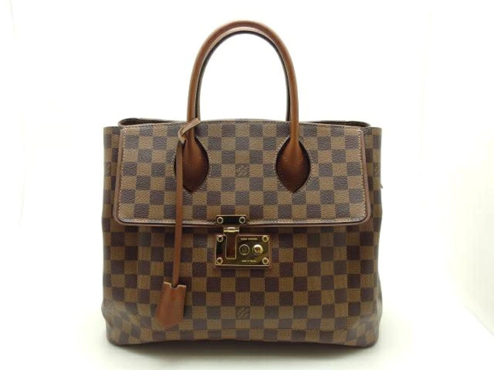 LOUIS VUITTON Ascot Handbag Damier